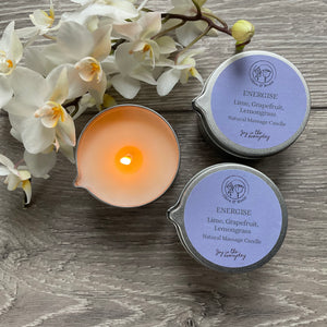 Aromatherapy Massage Candle - Energise