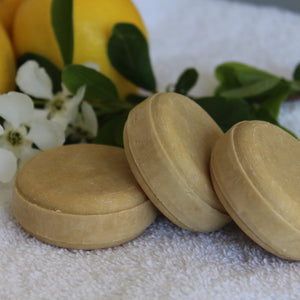 Olive & Rosie, Smooth Lemon Shampoo Bar for Oily Hair